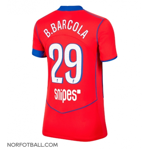 Billige Fotballdrakt Paris Saint-Germain Bradley Barcola #29 Replika Tredjedrakt Dame 2025-26 Kortermet Billige Fotballdrakt Paris Saint-Germain Bradley Barcola #29 Replika Tredjedrakt Dame 2025-26 Kortermet